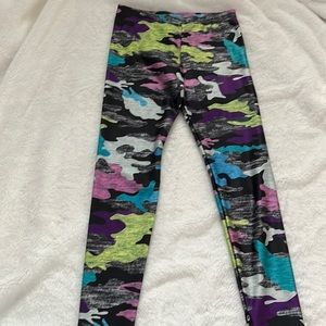 Terez Multi Colored Camo leggings